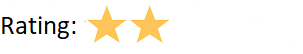 2 stars (rating)